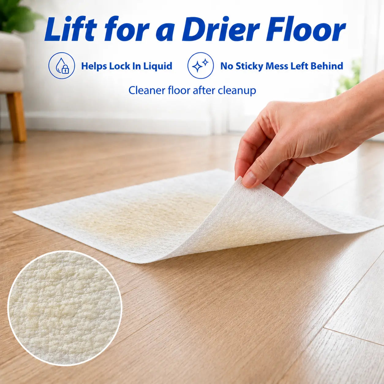 L&W BROS. Advanced Pet Absorbent Sheets - Quick-Drying Paper Towels for Efficient Dog Urine Stain and Odor Elimination